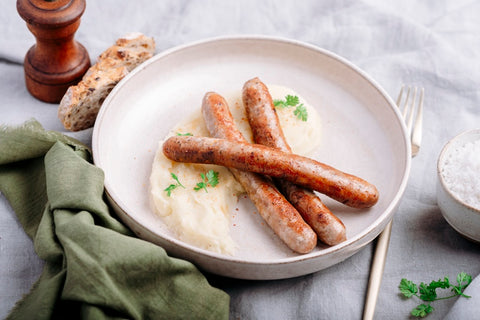 Chipolatas purée