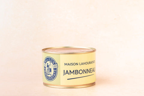Jambonneau de porc en conserve de qualité supérieure dans sa gelée, produit prêt à manger